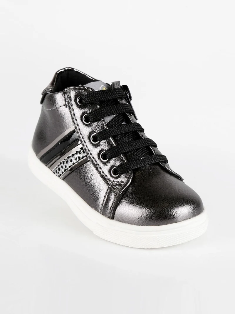 Sneakers alte con lacci - grigio