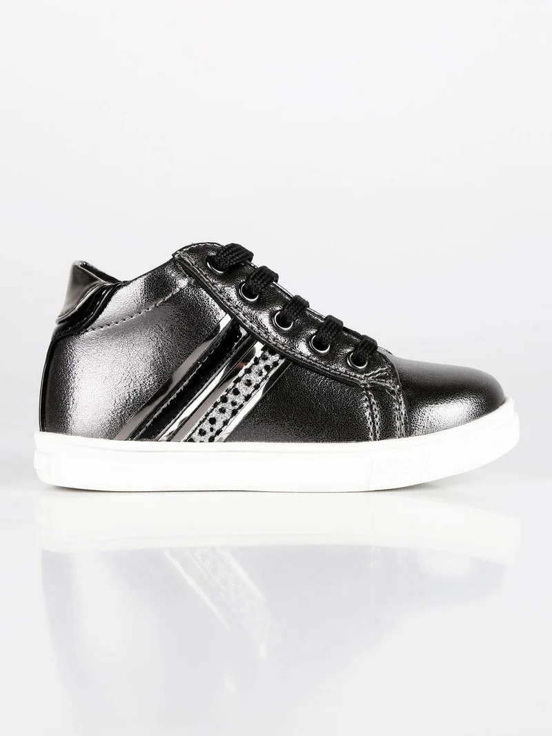 Sneakers alte con lacci - grigio