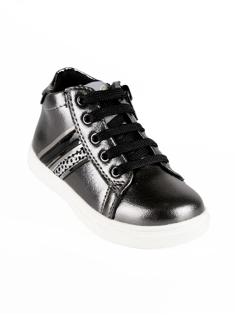 Sneakers alte con lacci - grigio