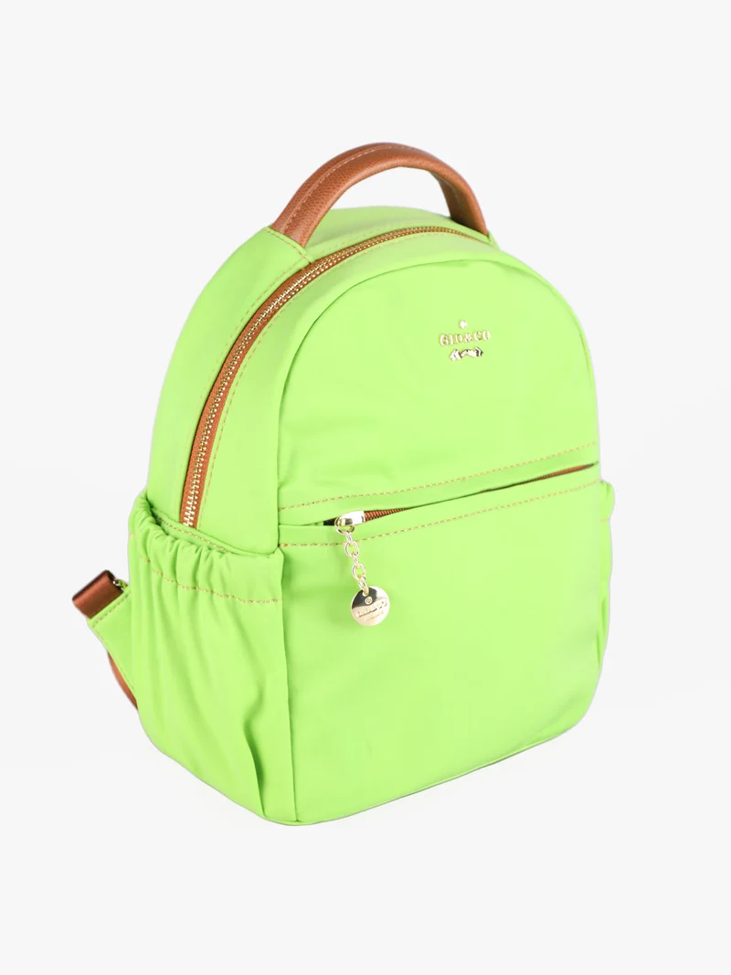 Zainetto donna in tessuto - verde chiaro