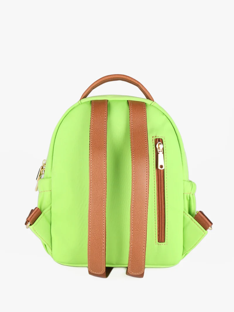 Zainetto donna in tessuto - verde chiaro