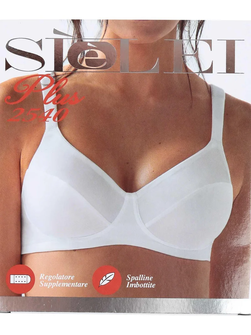 2540 Reggiseno sfoderato senza ferretto COPPA C - nero