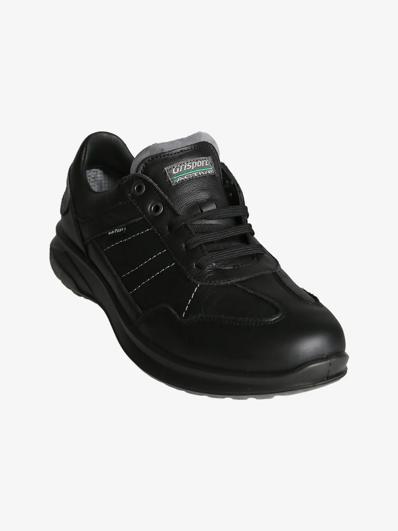 Scarpe stringate da uomo in pelle - nero