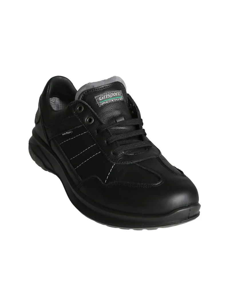 Scarpe stringate da uomo in pelle - nero