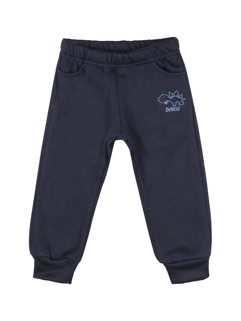 Completo da neonato felpato 3 pezzi - blu