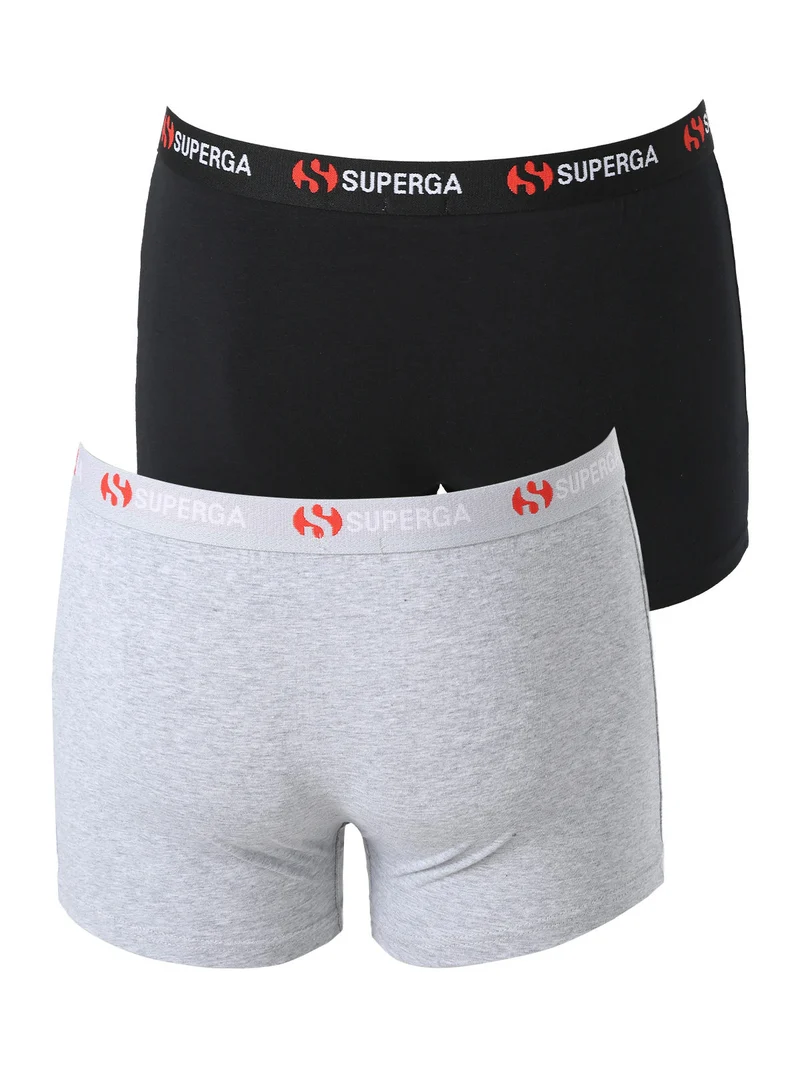 Confezione da 2 boxer uomo in cotone - multicolore