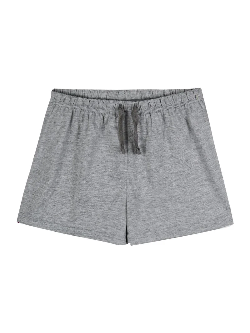 Completo 2 pezzi canotta + bermuda - grigio chiaro