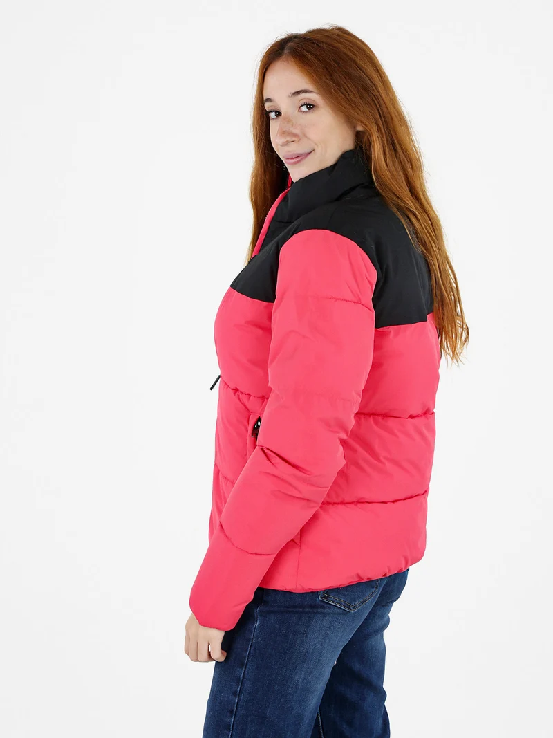 Giubbotto donna bomber imbottito - anguria