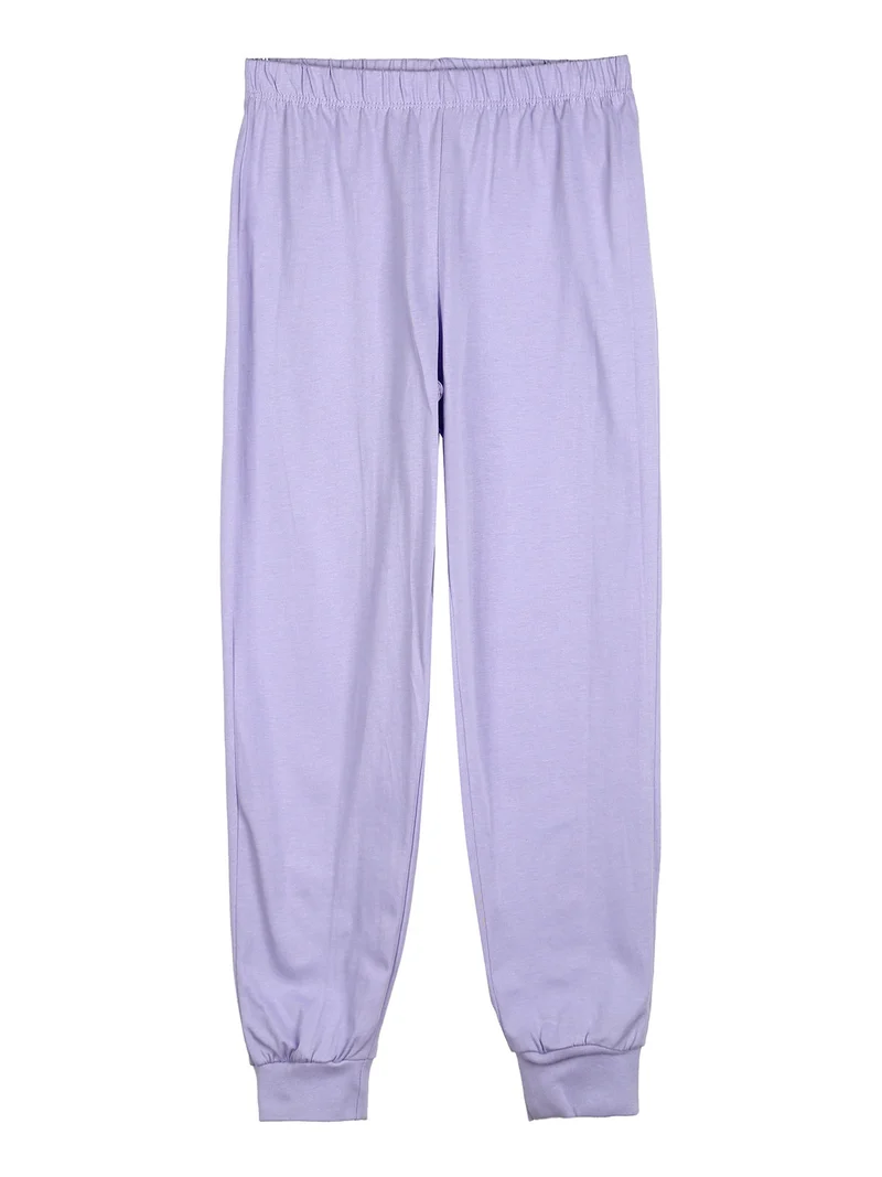 Minnie pigiama lungo da bambina in cotone - lilla