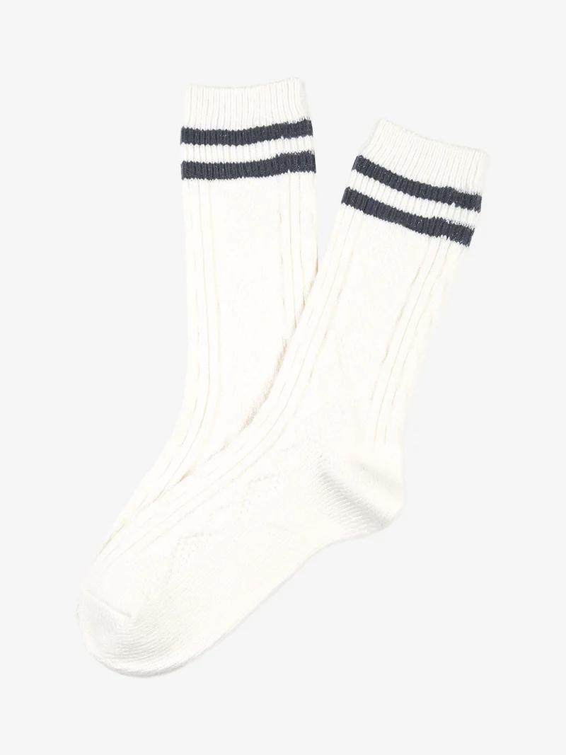 Calze midi donna invernali - bianco