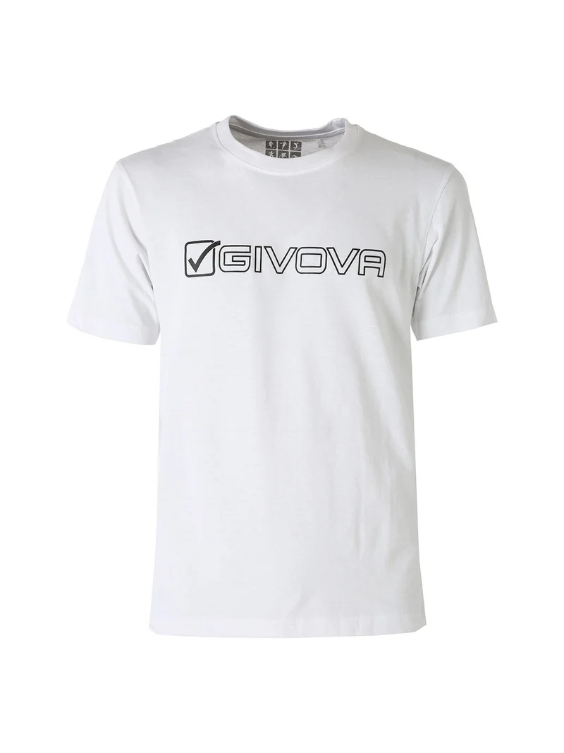 T-shirt da uomo in cotone con logo - bianco