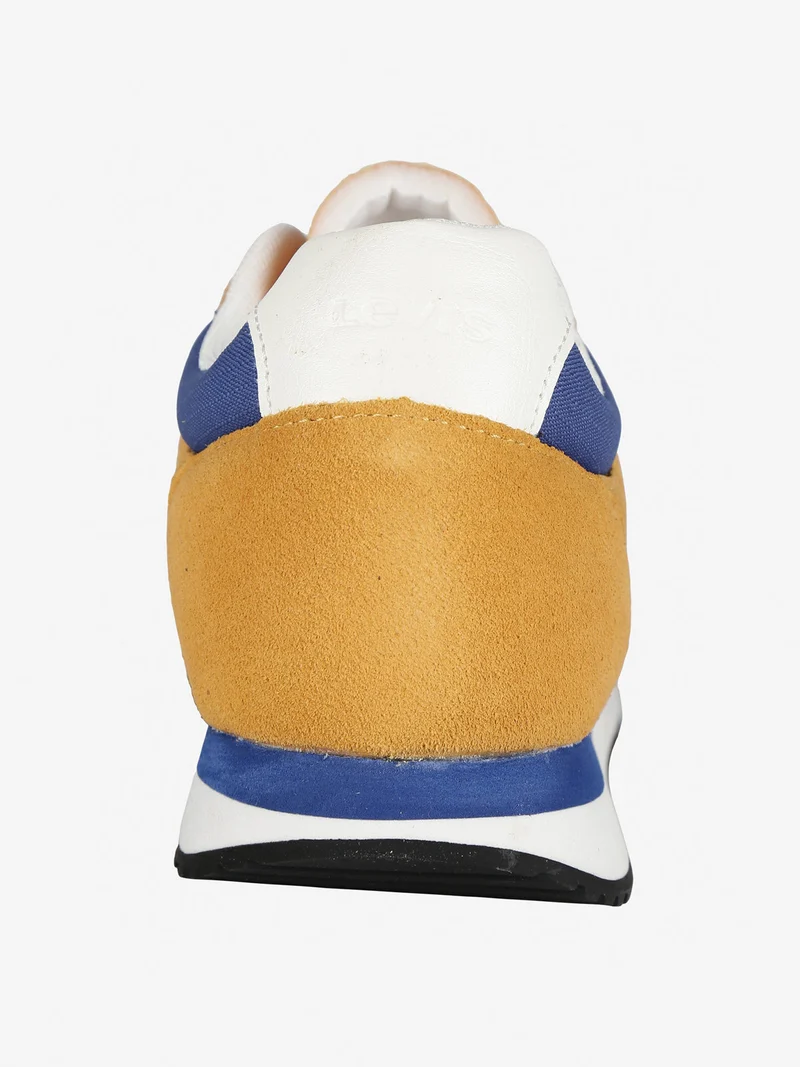 Sneakers in pelle da uomo - senape