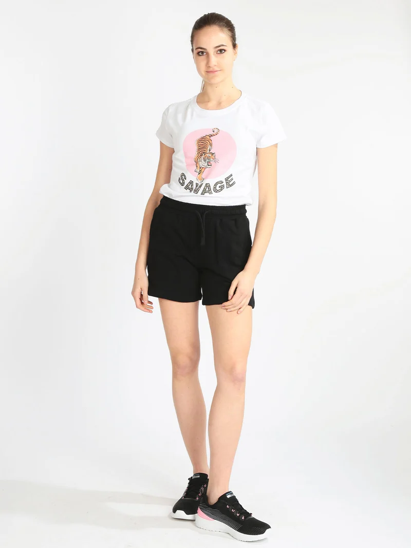 T-shirt donna tigre - rosa