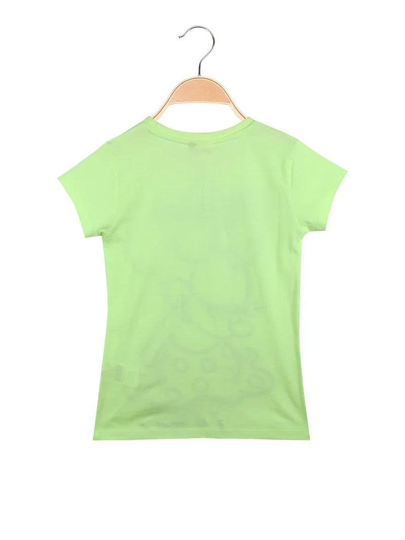 Minnie t-shirt da bambina con stampa - limone