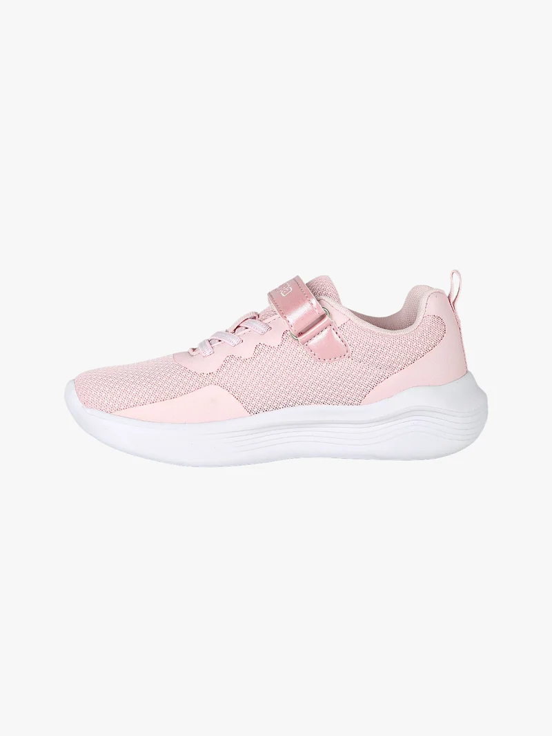 LOGO KOFY Sneakers sportive da ragazza in mesh con chiusura a strappo - rosa