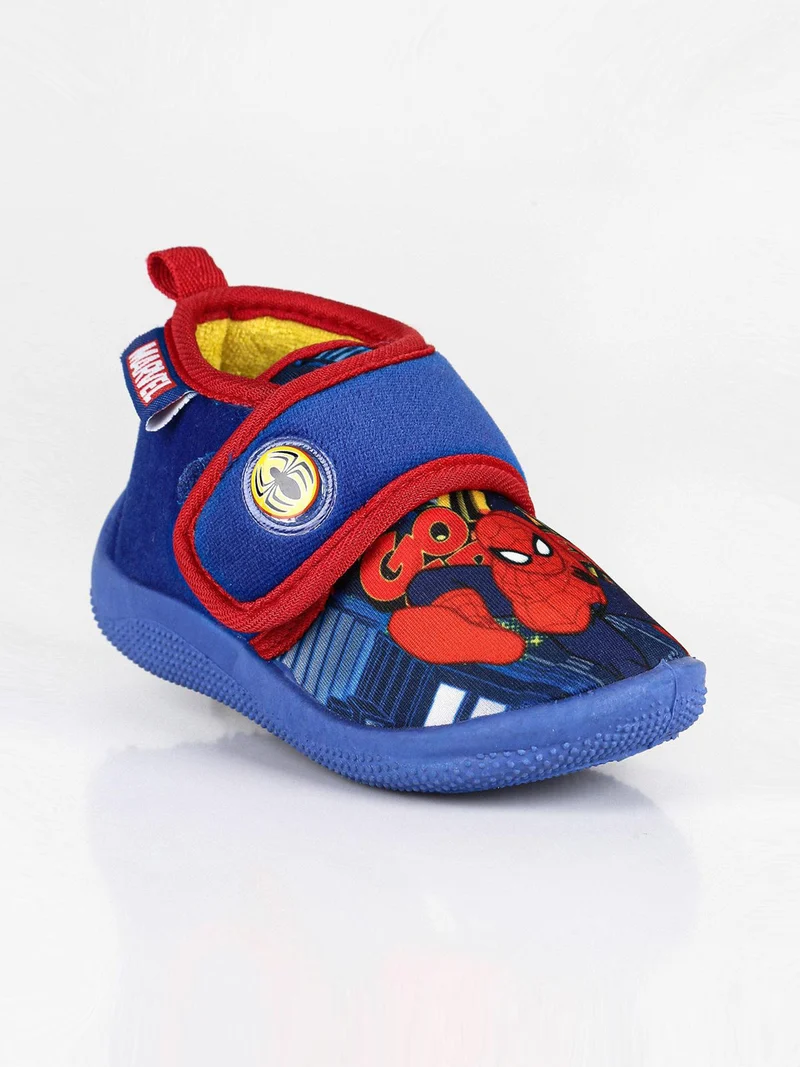 Pantofole chiuse spider man con strappo - blu