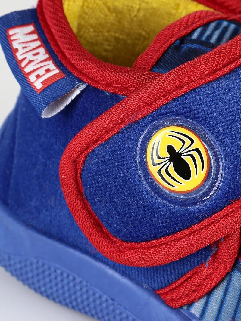 Pantofole chiuse spider man con strappo - blu