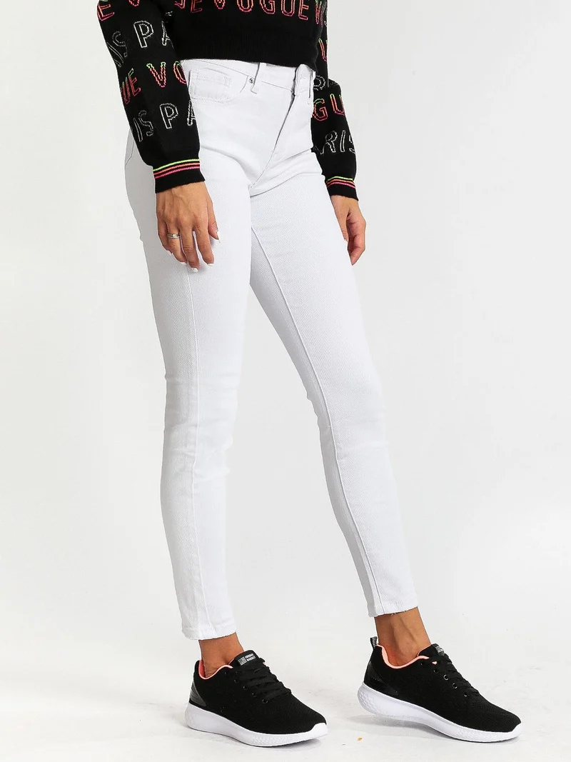 Pantaloni skinny bianchi