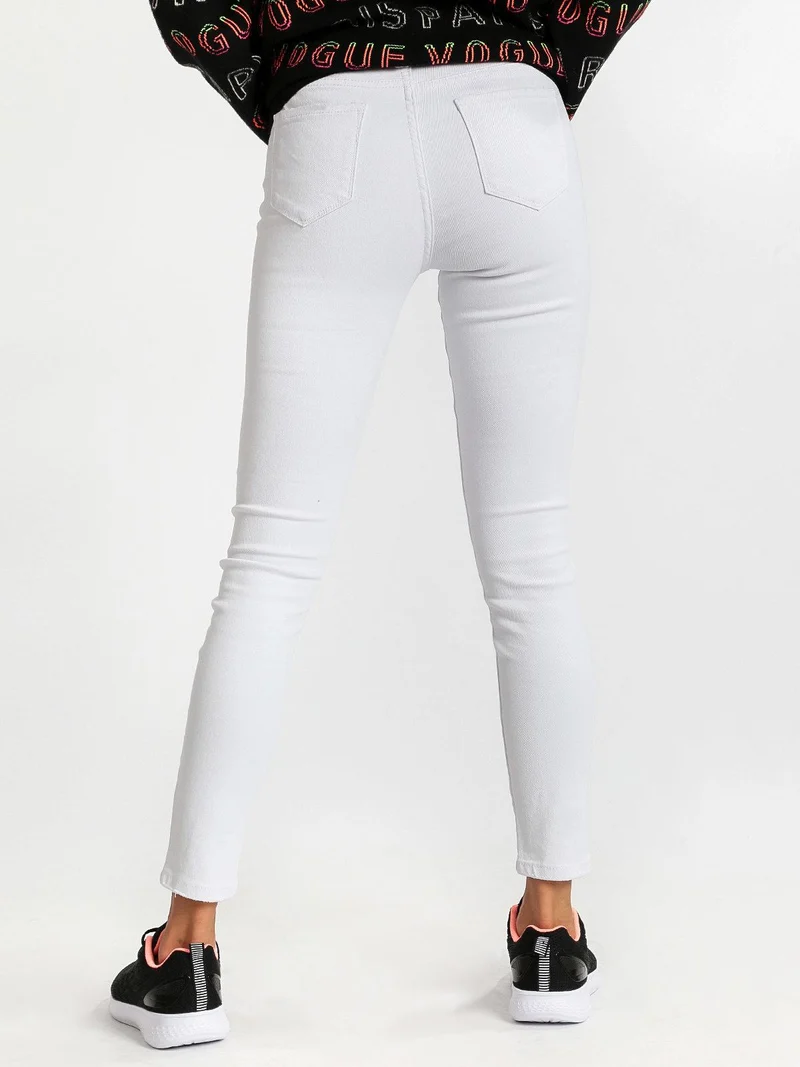 Pantaloni skinny bianchi