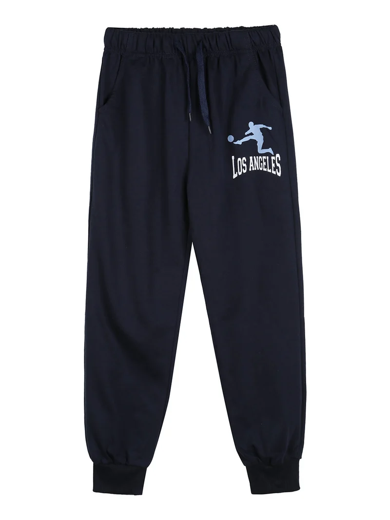 Completo tuta 3 pezzi da bambino con cappuccio e zip - blu