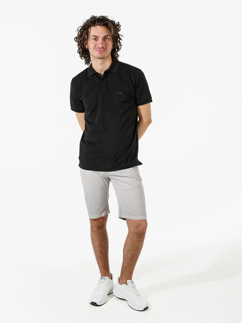Bermuda in cotone da uomo - perla