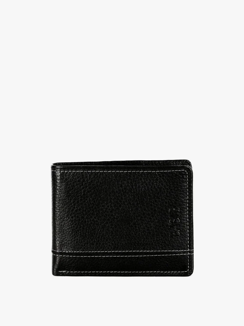 Portafoglio uomo in pelle - nero
