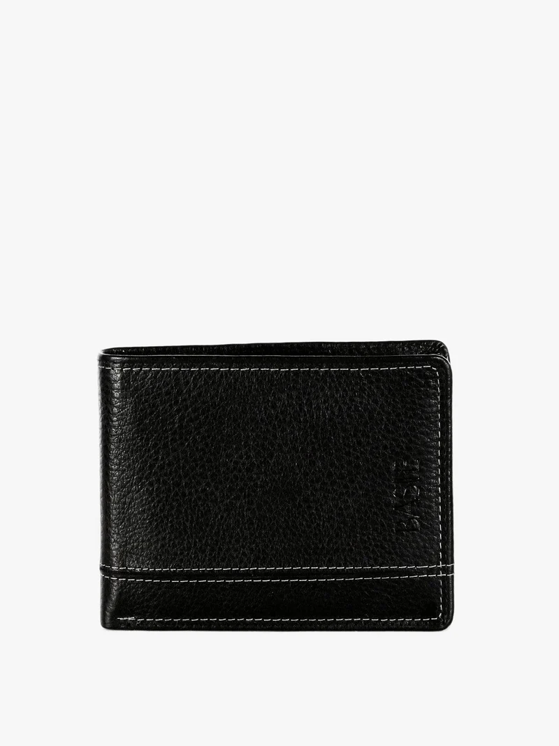 Portafoglio uomo in pelle - nero