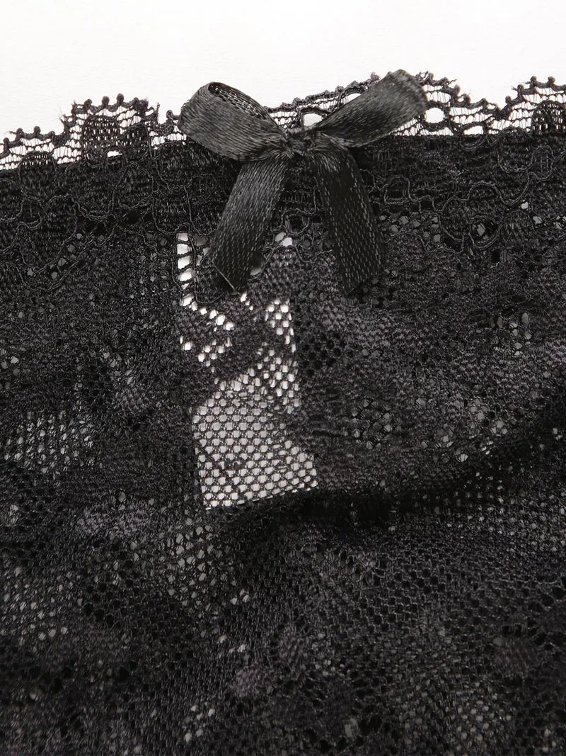GianMarcoVenturi slip in pizzo SIRIO - nero