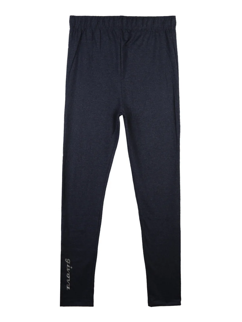 Pigiama da ragazza in caldo cotone - blu