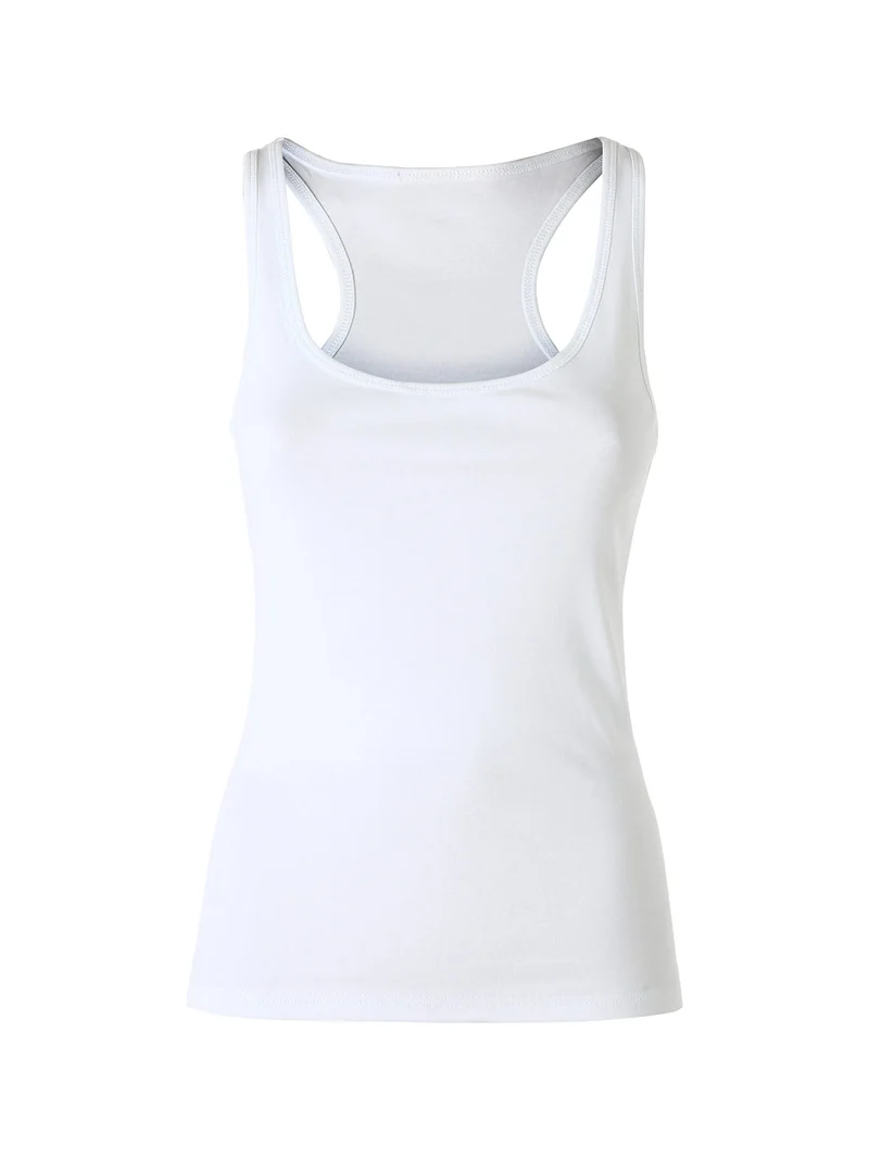 Canotta donna vogatore in cotone - bianco
