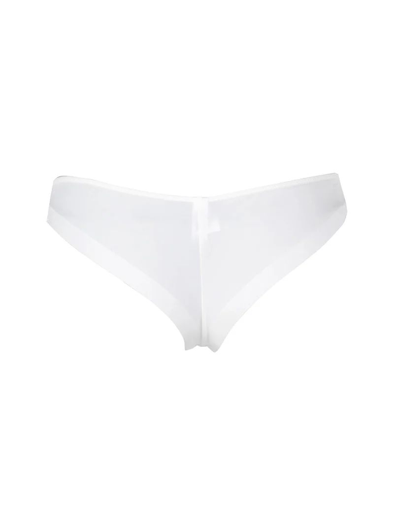 971 Brasiliana mini in microfibra - bianco