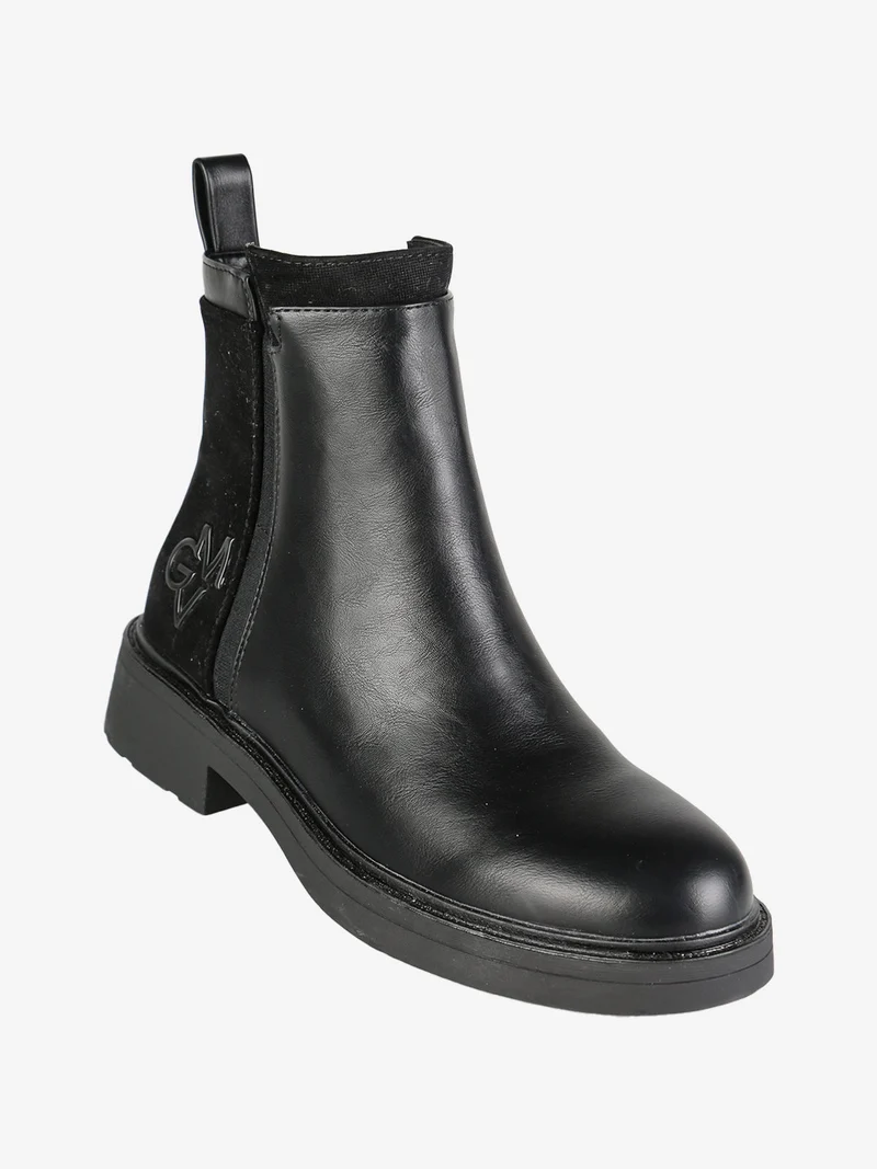 Stivaletti donna con zip - nero