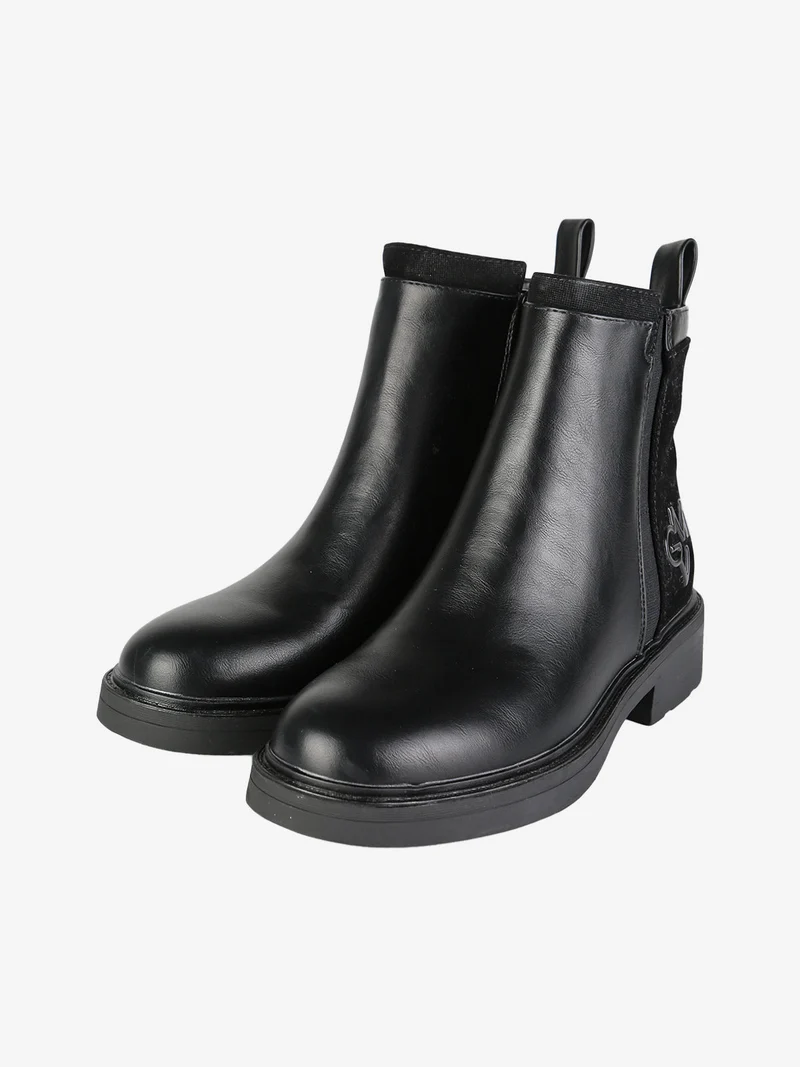 Stivaletti donna con zip - nero