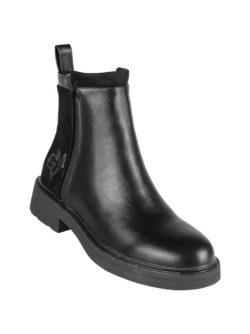 Stivaletti donna con zip - nero