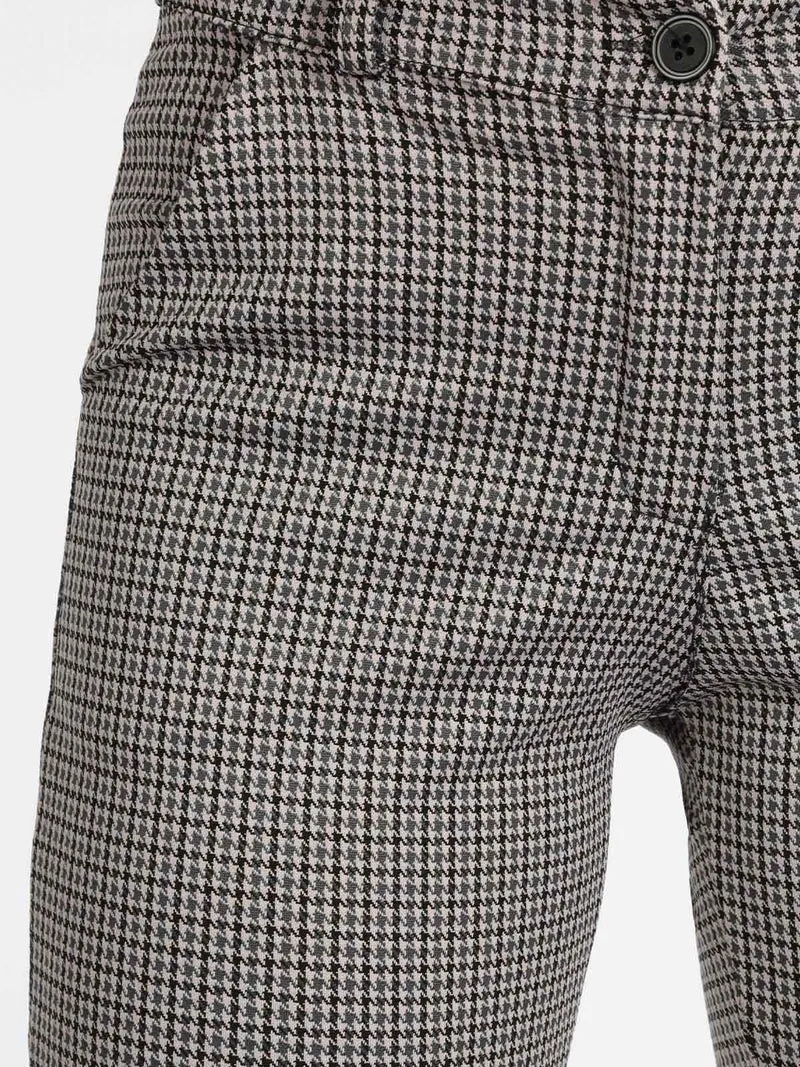 Pantaloni donna eleganti gamba dritta - grigio