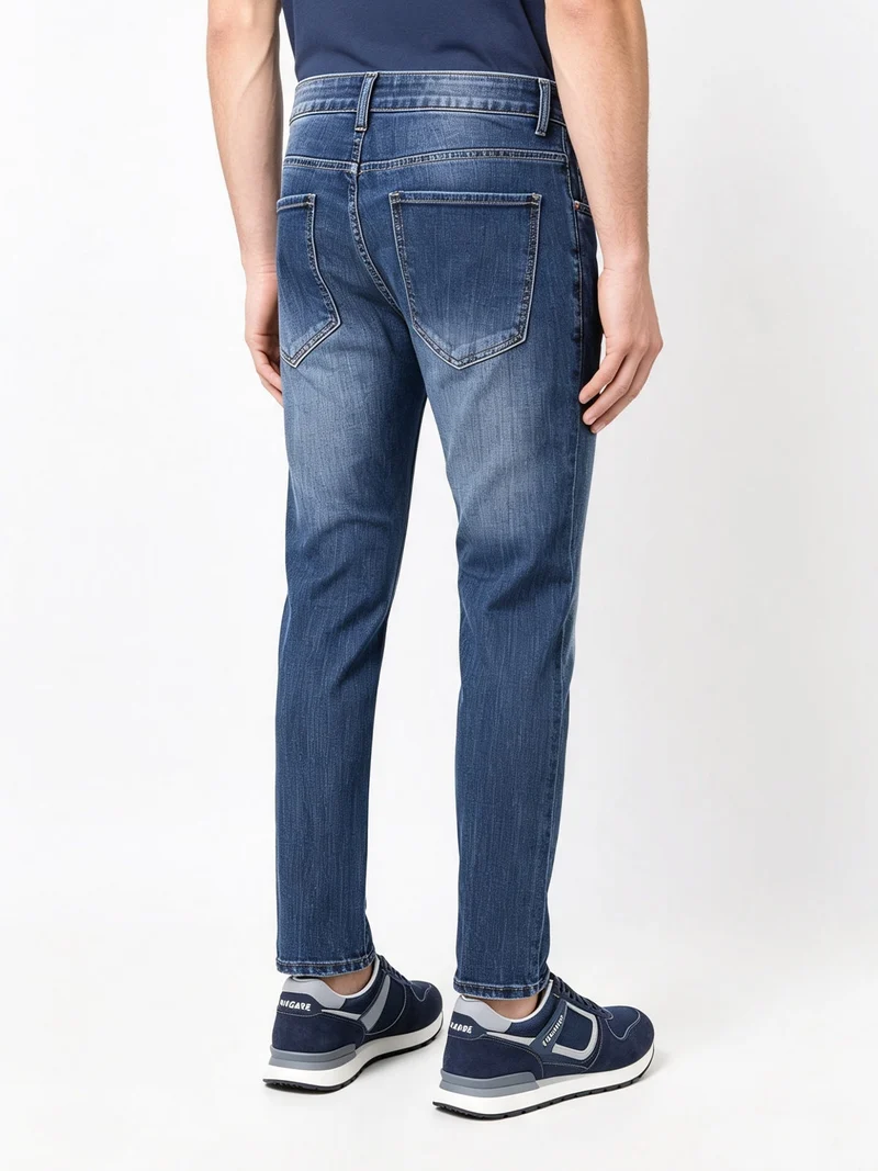 Jeans da uomo slim fit a vita bassa - jeans