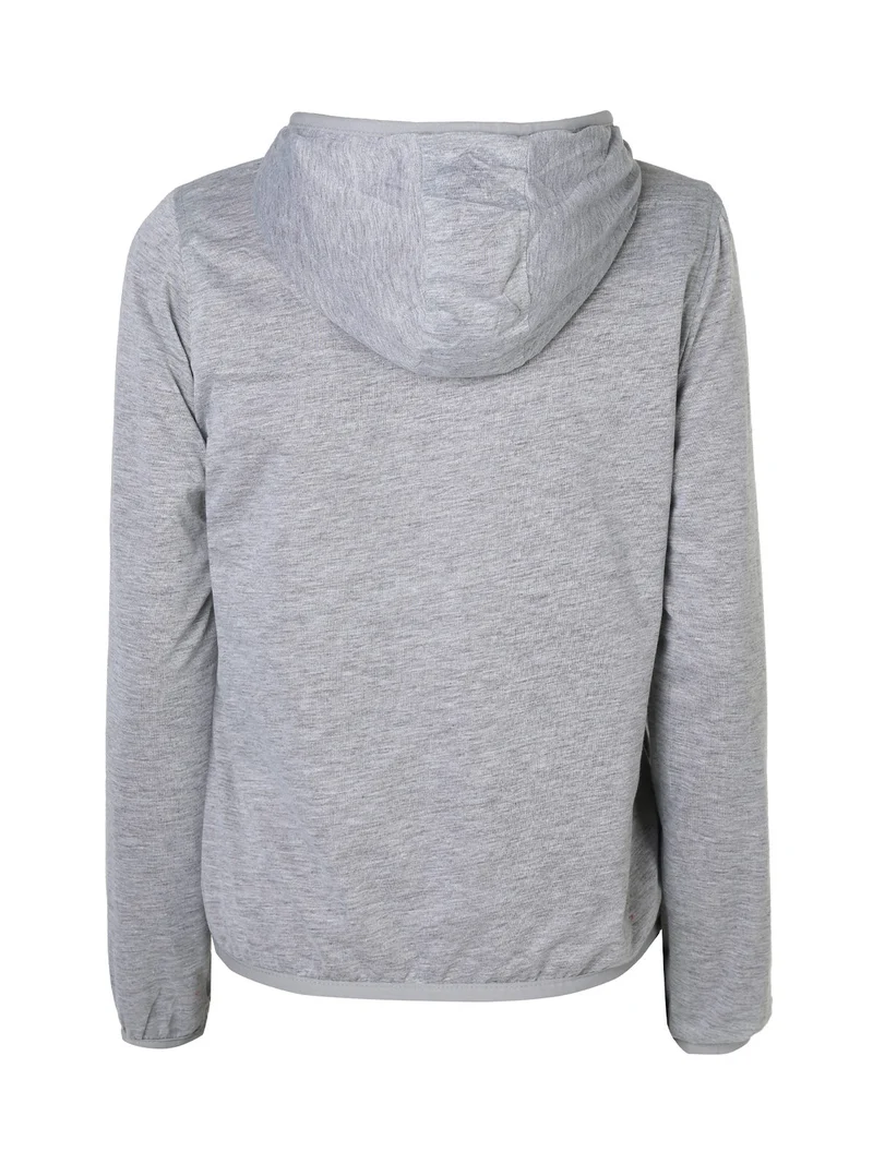 Giacca a vento da donna reversibile con cappuccio - bordeaux