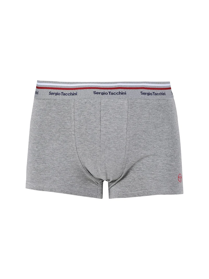 Boxer da uomo in cotone tinta unita - grigio