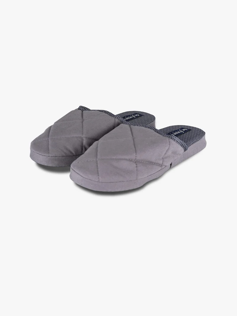 Pantofole uomo in tessuto - grigio
