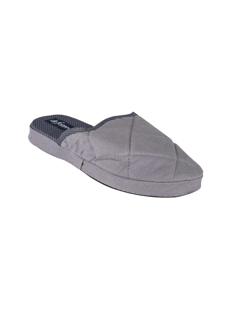 Pantofole uomo in tessuto - grigio
