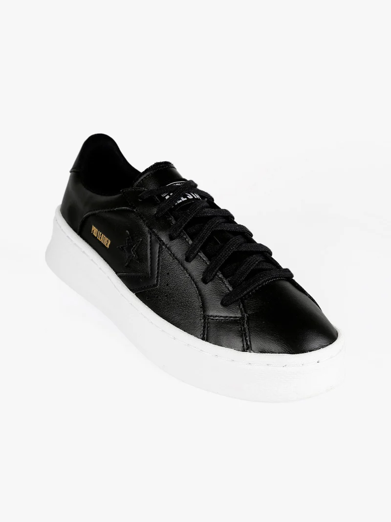 Pro Leather Sneakers in pelle donna platform - nero