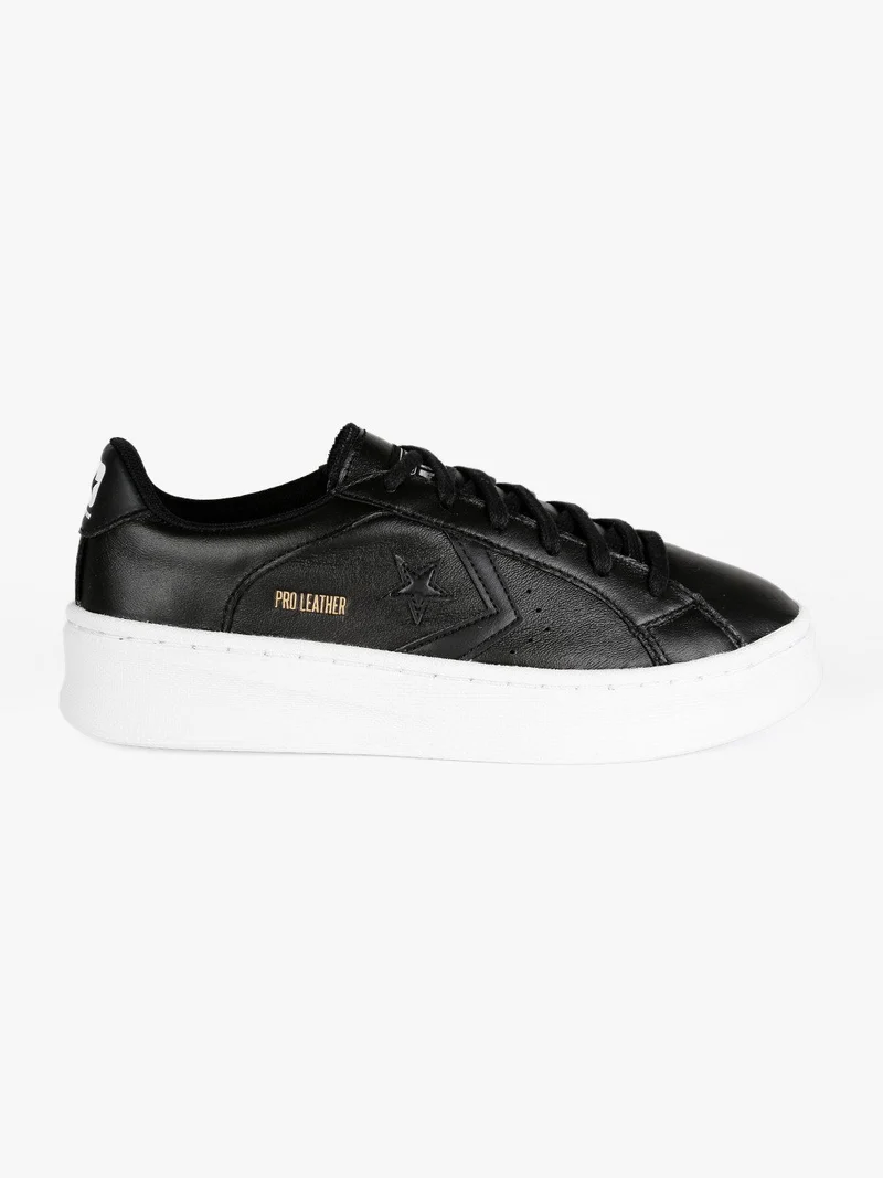 Pro Leather Sneakers in pelle donna platform - nero