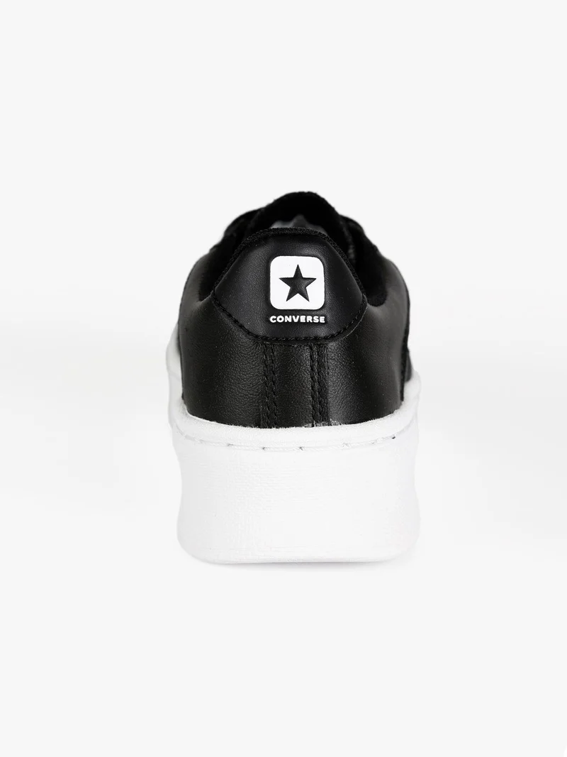 Pro Leather Sneakers in pelle donna platform - nero