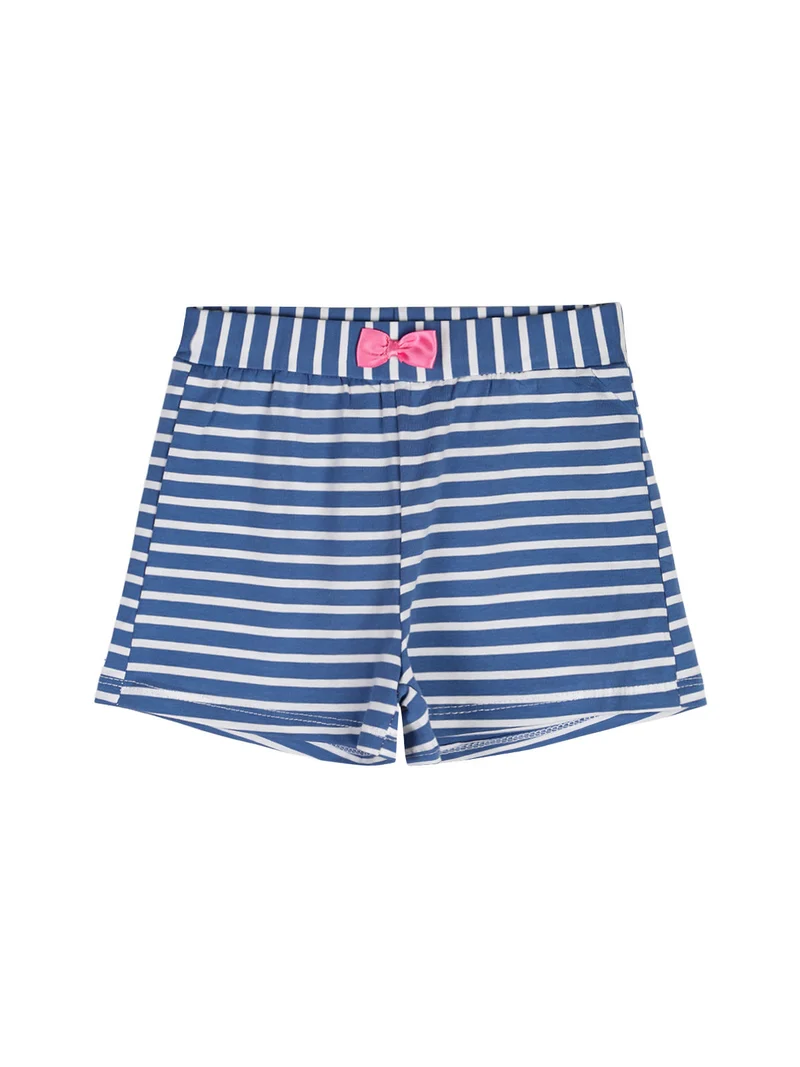 Completo corto da neonata con canotta e shorts - rosa
