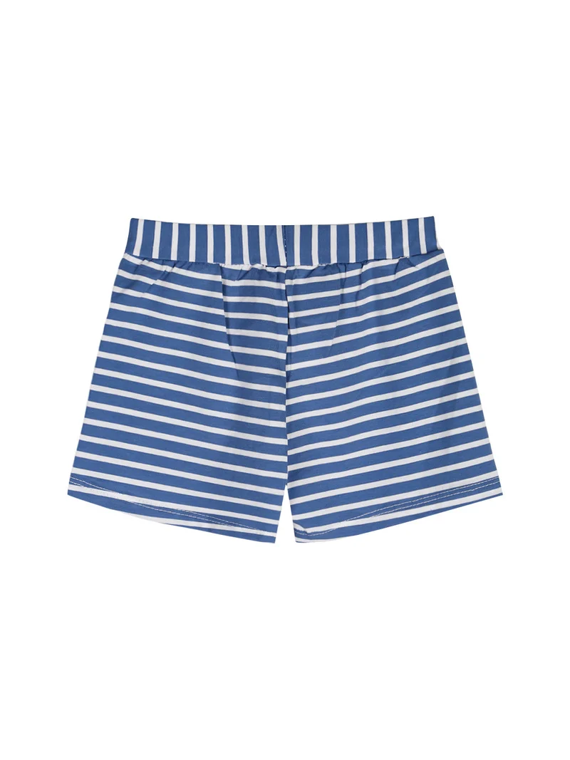 Completo corto da neonata con canotta e shorts - rosa