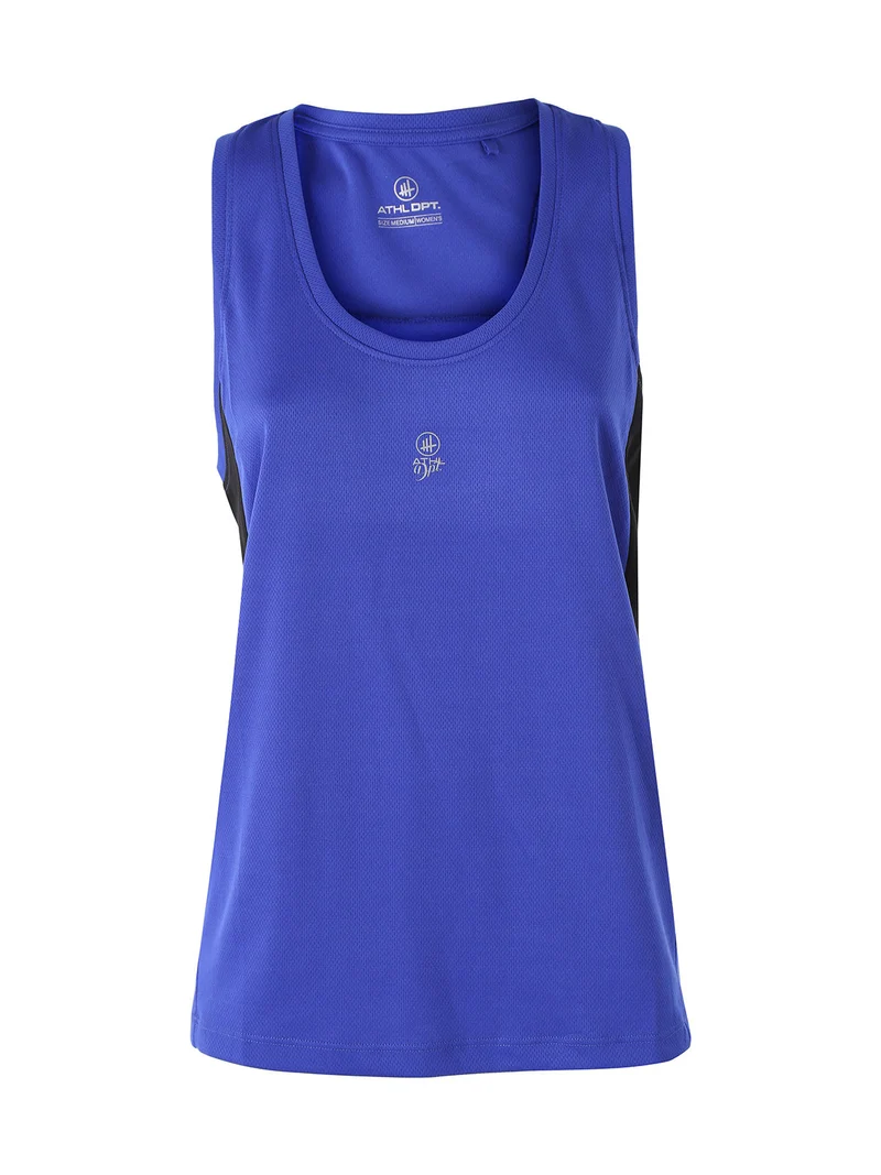 Canotta sportiva da donna traspirante - bluette