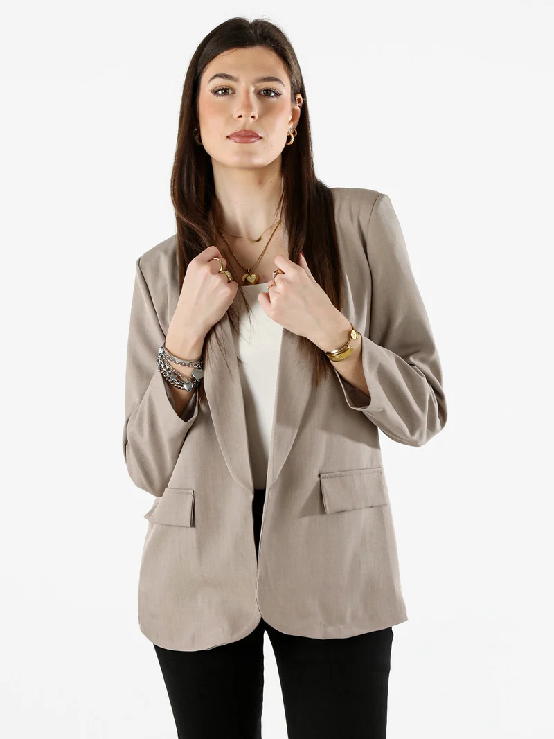 Blazer donna aperto - fango