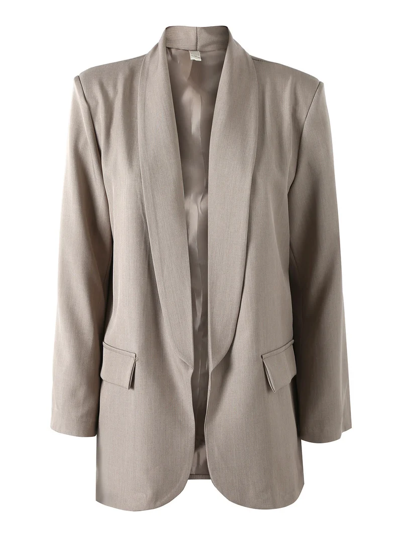 Blazer donna aperto - fango