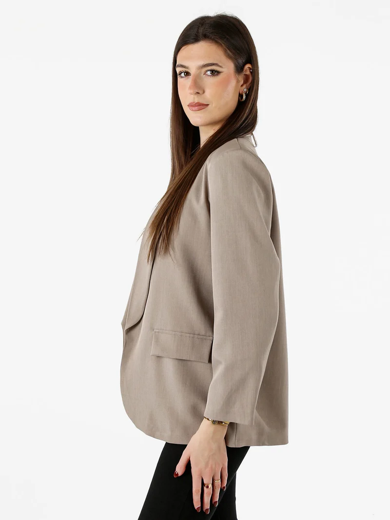 Blazer donna aperto - fango