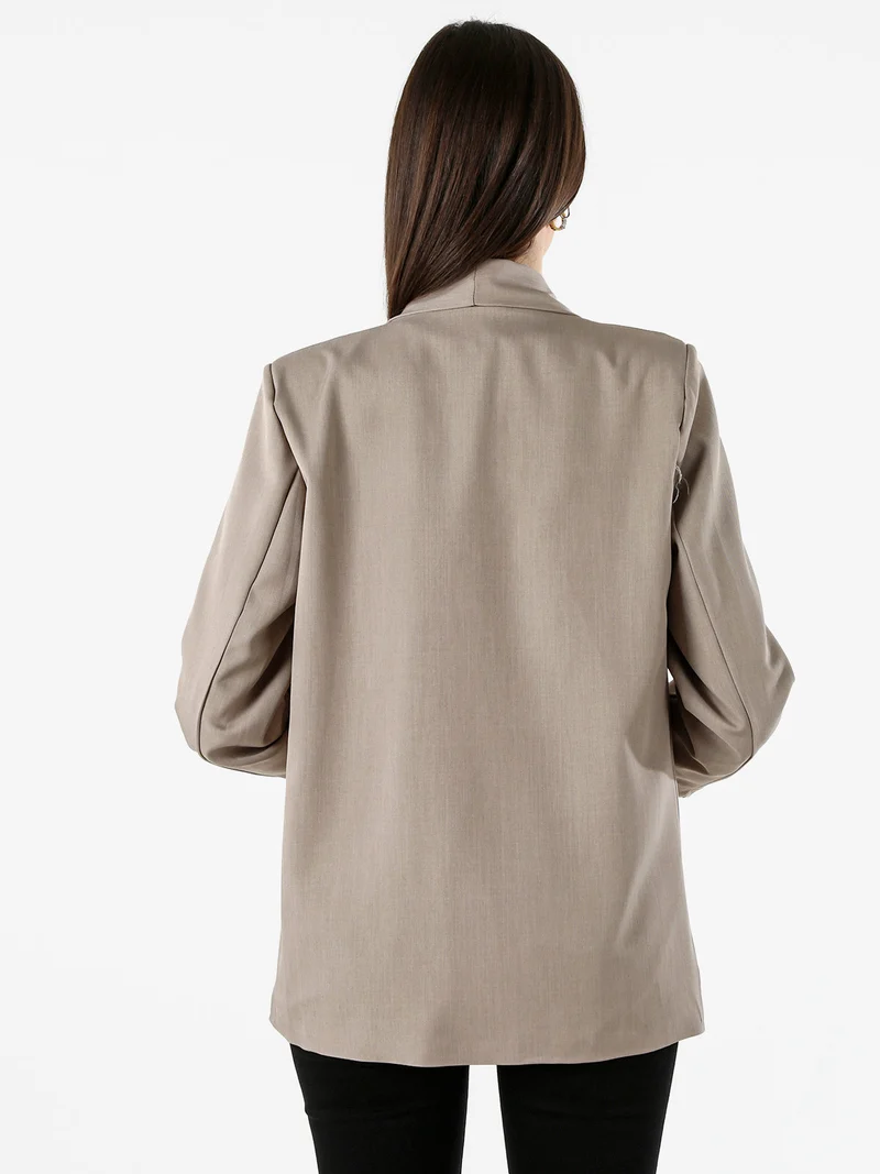 Blazer donna aperto - fango